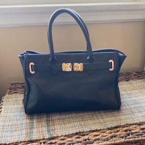 Black handbag